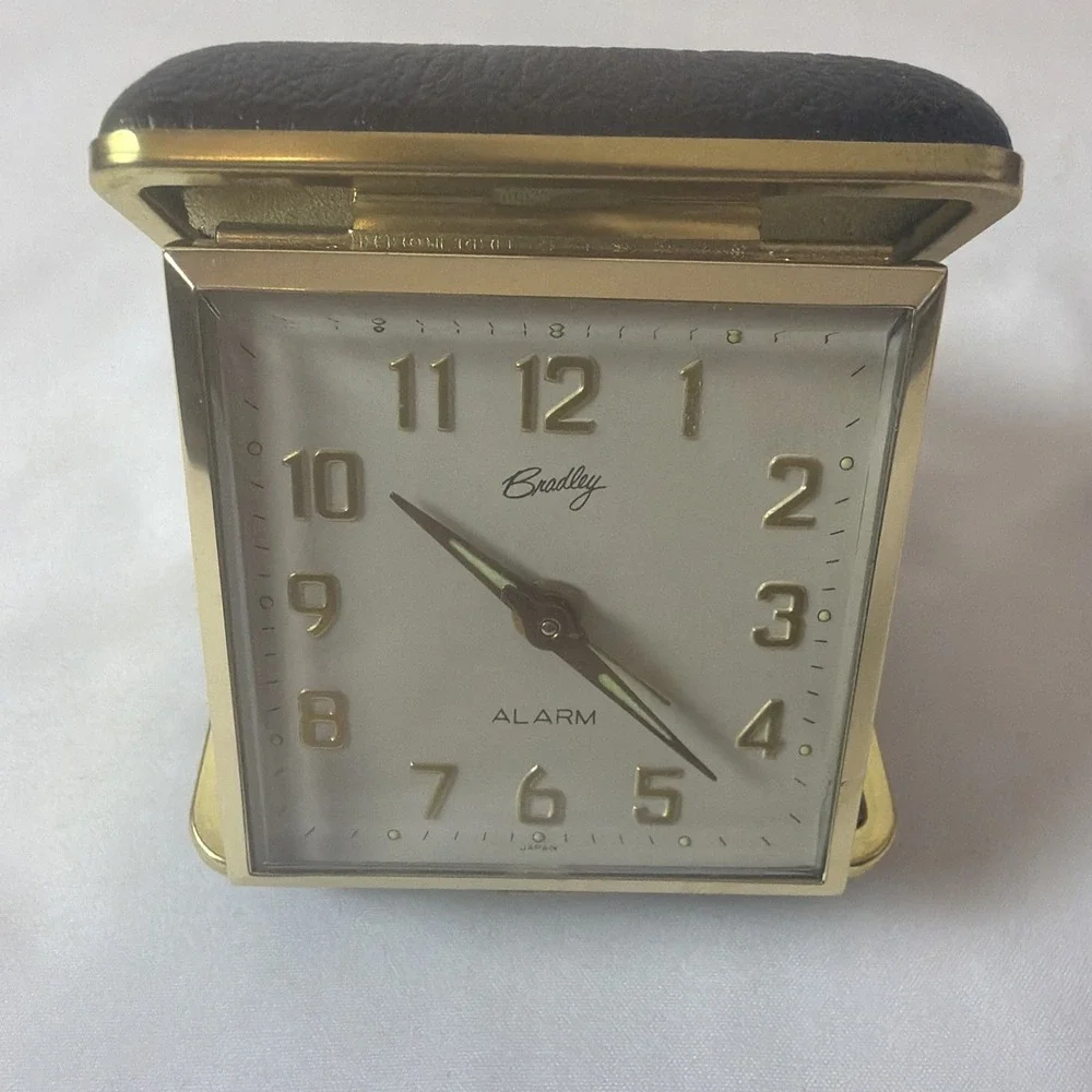 Vintage Travel Alarm Clock | Bradley  | Made In Japan